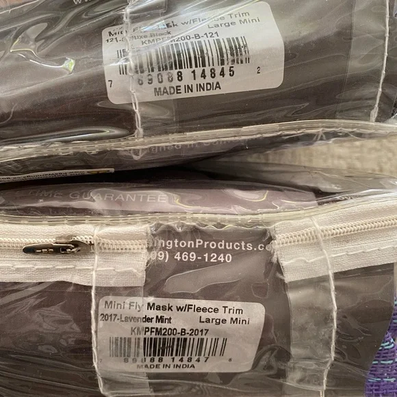 Kensington Fly Masks with Fleece Trim - Picture 5 of 5